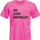 Eat Sleep Footvolley T-Shirt Kids-WaryaTshirts