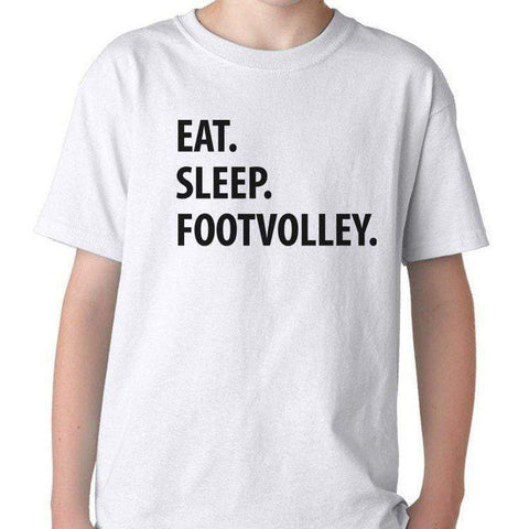 Eat Sleep Footvolley T-Shirt Kids-WaryaTshirts