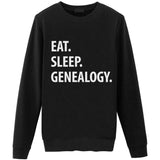 Eat Sleep Genealogy Sweater