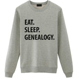 Eat Sleep Genealogy Sweater-WaryaTshirts