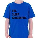 Eat Sleep Geography T-Shirt Kids-WaryaTshirts