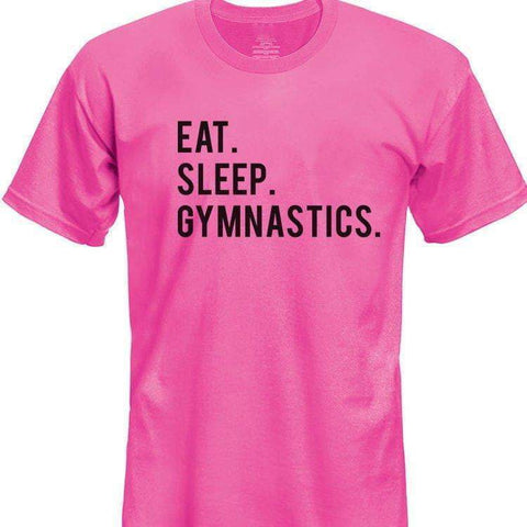 Eat Sleep Gymnastics T-Shirt Kids-WaryaTshirts