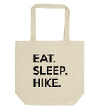 Eat Sleep Hike Tote Bag | Short / Long Handle Bags