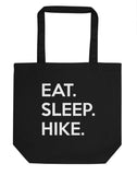 Eat Sleep Hike Tote Bag | Short / Long Handle Bags-WaryaTshirts