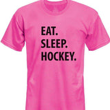 Eat Sleep Hockey T-Shirt Kids-WaryaTshirts
