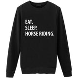 Eat Sleep Horse Riding Sweater-WaryaTshirts