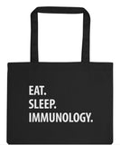 Eat Sleep Immunology Tote Bag | Long Handle Bags - 1260