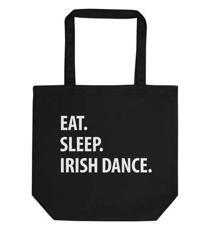 Eat Sleep Irish Dance Tote Bag | Short / Long Handle Bags-WaryaTshirts