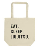 Eat Sleep Jiu Jitsu Tote Bag | Short / Long Handle Bags