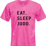 Eat Sleep Judo T-Shirt Kids-WaryaTshirts