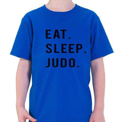 Eat Sleep Judo T-Shirt Kids-WaryaTshirts