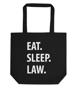 Eat Sleep Law Tote Bag | Short / Long Handle Bags