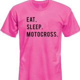 Eat Sleep Motocross T-Shirt Kids-WaryaTshirts