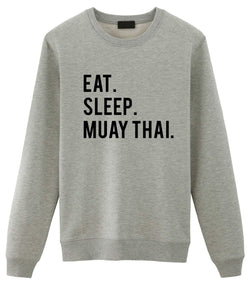 Eat Sleep Muay Thai Sweatshirt-WaryaTshirts