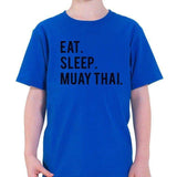 Eat Sleep Muay Thai T-Shirt Kids-WaryaTshirts