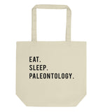Eat Sleep Paleontology Tote Bag | Short / Long Handle Bags