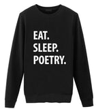 Eat Sleep Poetry Sweater-WaryaTshirts