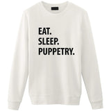 Eat Sleep Puppetry Sweater-WaryaTshirts