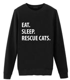 Eat Sleep Rescue Cats Sweater