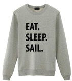 Eat Sleep Sail Sweater-WaryaTshirts