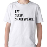 Eat Sleep Shakespeare T-Shirt Kids-WaryaTshirts