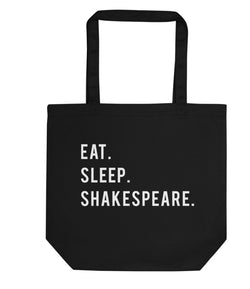 Eat Sleep Shakespeare Tote Bag-WaryaTshirts