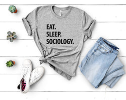 Eat Sleep Sociology T-Shirt-WaryaTshirts