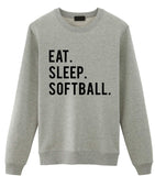 Eat Sleep Softball Sweatshirt