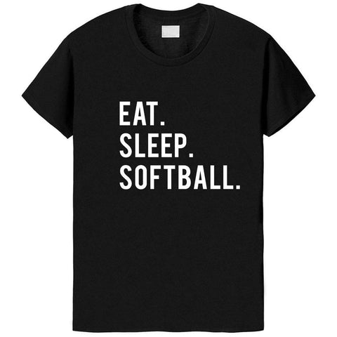 Eat Sleep Softball T-Shirt-WaryaTshirts
