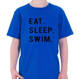 Eat Sleep Swim T-Shirt Kids