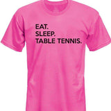 Eat Sleep Table Tennis T-Shirt Kids