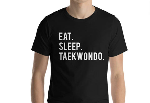Eat Sleep Taekwondo T-Shirt-WaryaTshirts