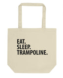 Eat Sleep Trampoline Tote Bag | Short / Long Handle Bags