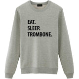 Eat Sleep Trombone Sweater-WaryaTshirts