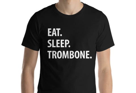 Eat Sleep Trombone T-Shirt-WaryaTshirts