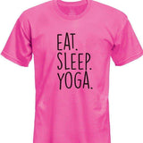 Eat Sleep Yoga T-Shirt Kids-WaryaTshirts