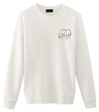 Elephant Sweater Elephant Lover Gift Elephant Mens Womens Sweatshirt Pocket Print-WaryaTshirts