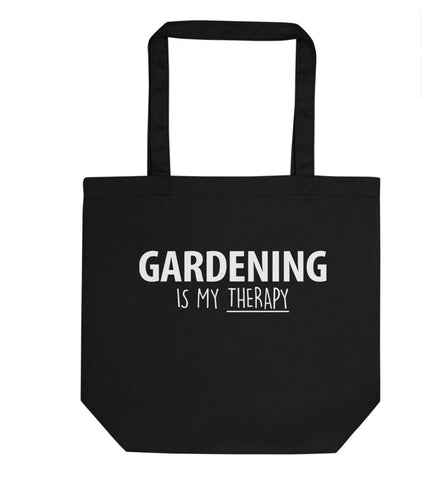 Gardening is My Therapy Tote Bag | Short / Long Handle Bags-WaryaTshirts