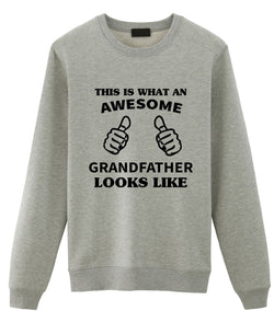 Grandfather Gift, Grandfather Sweater, Awesome Grandfather Sweatshirt - 2879-WaryaTshirts