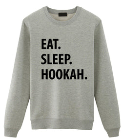 Hookah Sweater, Hookah Gifts, Eat Sleep Hookah Sweatshirt Gift for Men & Women-WaryaTshirts