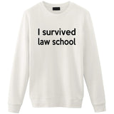 I Survived Law School Sweater Mens Womens-WaryaTshirts