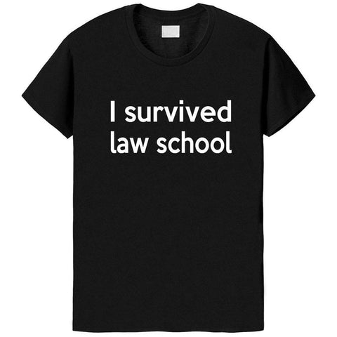 I Survived Law School T-Shirt-WaryaTshirts