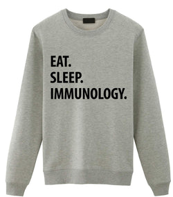 Immunology Sweater, Immunologist Gift, Eat Sleep Immunology Sweatshirt Mens & Womens
