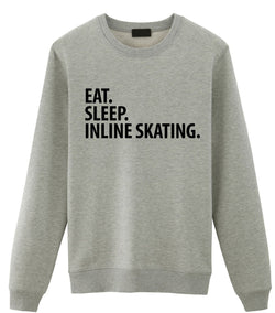Inline Skating Sweater, Eat Sleep Inline Skating Sweatshirt Mens Womens Gifts - 2274