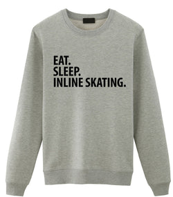 Inline Skating Sweater, Eat Sleep Inline Skating Sweatshirt Mens Womens Gifts - 2274-WaryaTshirts