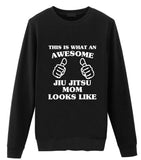 Jiu Jitsu Mom Sweater, Jiu Jitsu Mom Gifts, Awesome Jiu Jitsu Mom Sweatshirt