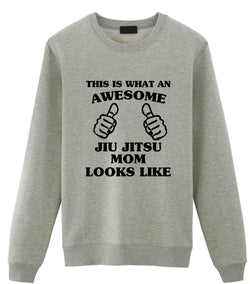 Jiu Jitsu Mom Sweater, Jiu Jitsu Mom Gifts, Awesome Jiu Jitsu Mom Sweatshirt