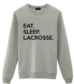 Lacrosse Sweater, Eat Sleep Lacrosse Sweatshirt Mens Womens Gifts