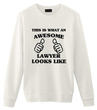 Lawyer Gift for Men & Women, Law student Gift, Awesome Lawyer Sweatshirt