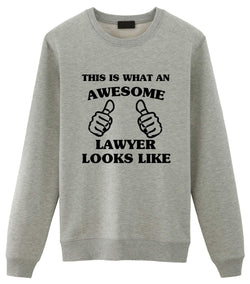 Lawyer Gift for Men & Women, Law student Gift, Awesome Lawyer Sweatshirt